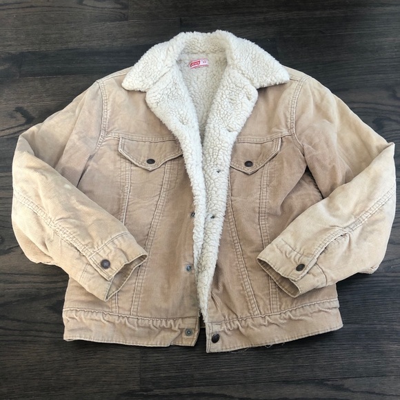 Levi's Other - Vintage 70s Levi's Trucker Jacket Corduroy Sherpa